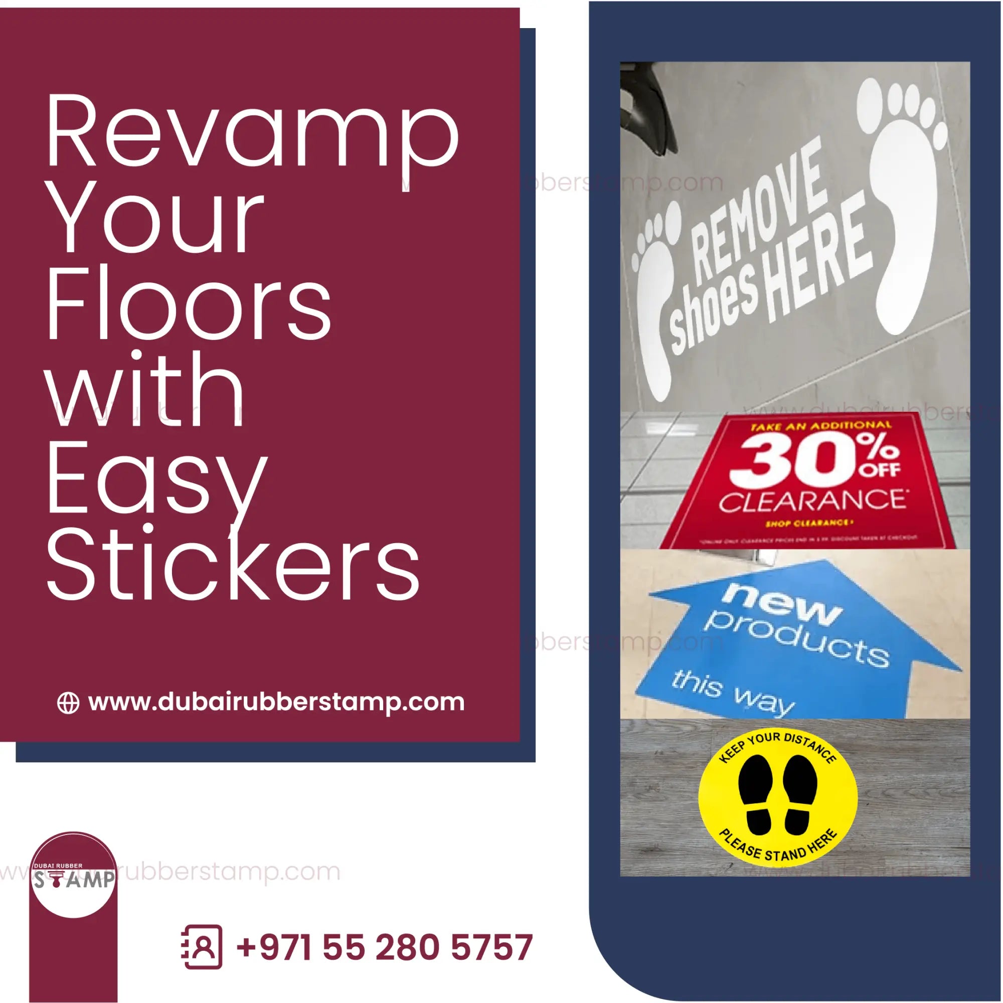 Floor Sticker Printing 