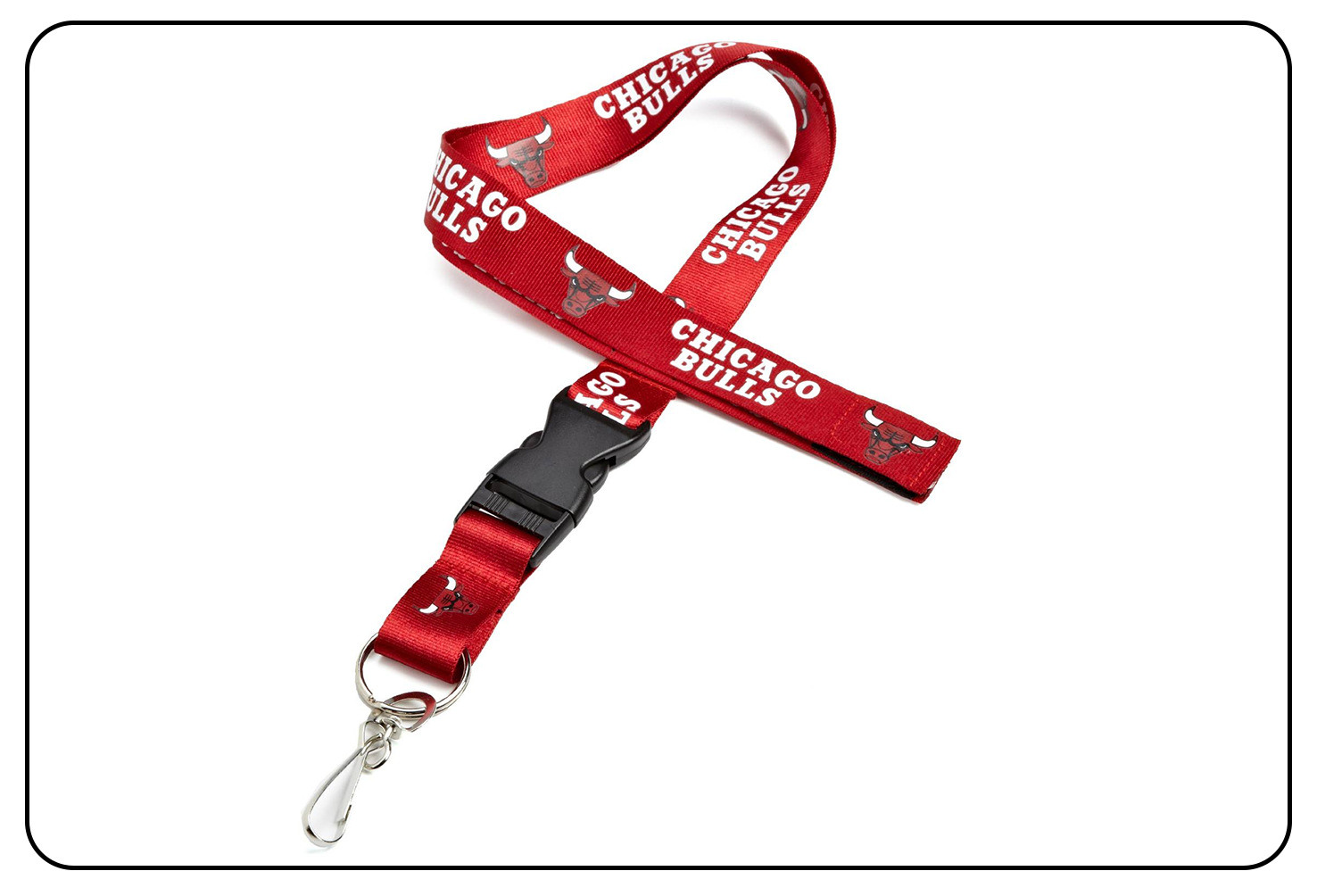 Personalized lanyard printing for branded identification.