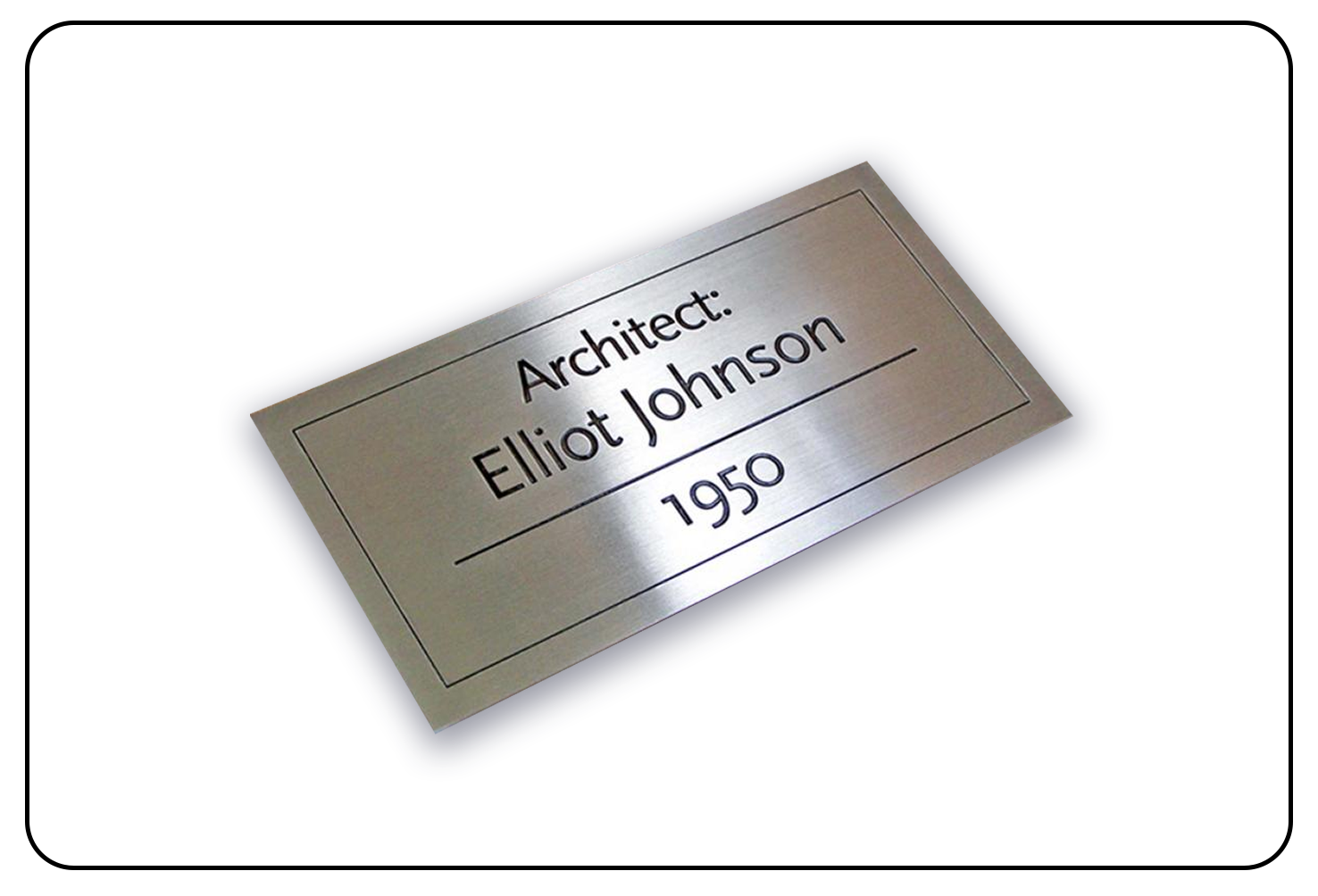 Precise PVC engraving for durable signage.