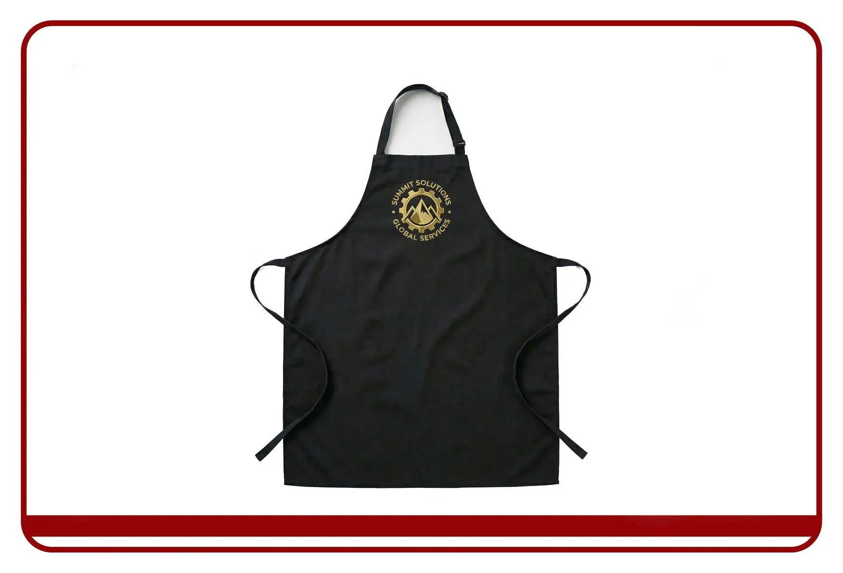 Apron Embroidered print
