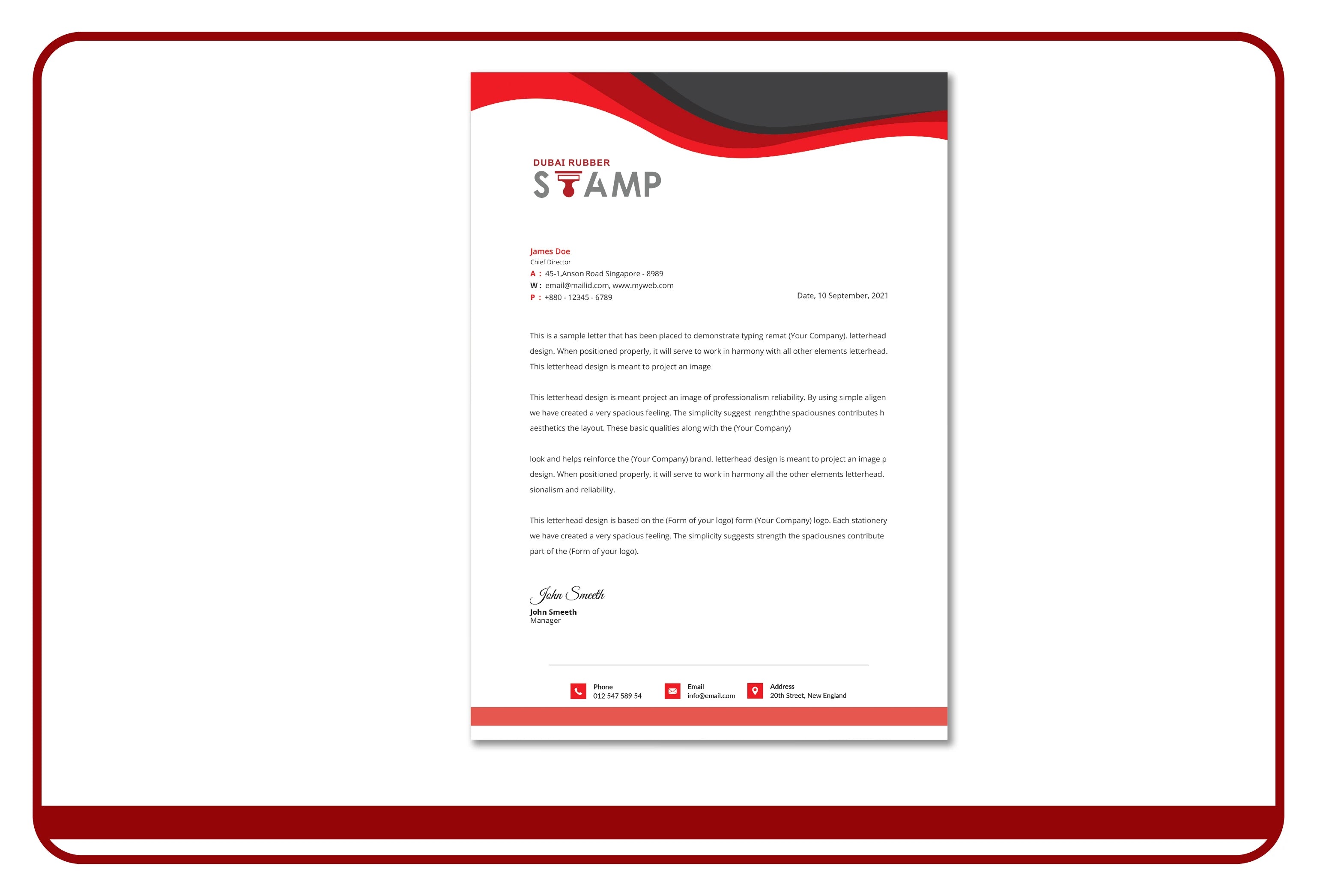 Company Letterhead