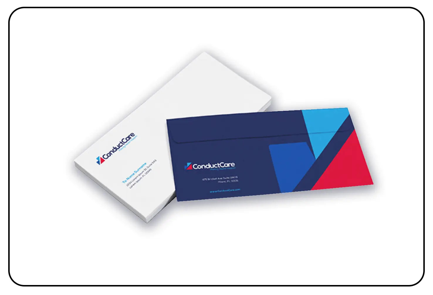 Professional envelope printing for polished correspondence.