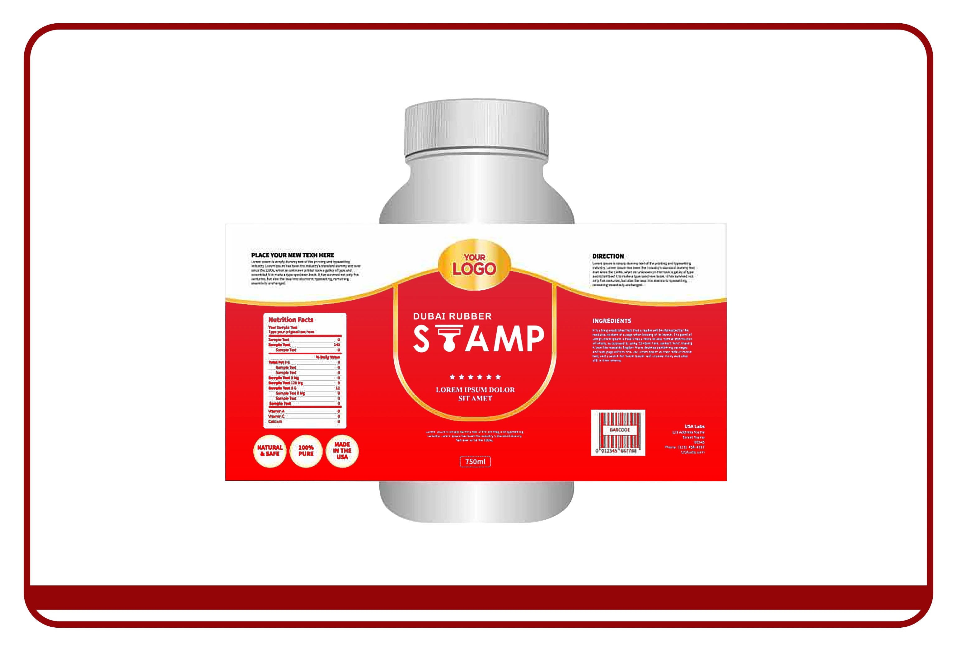 Product Sticker Label