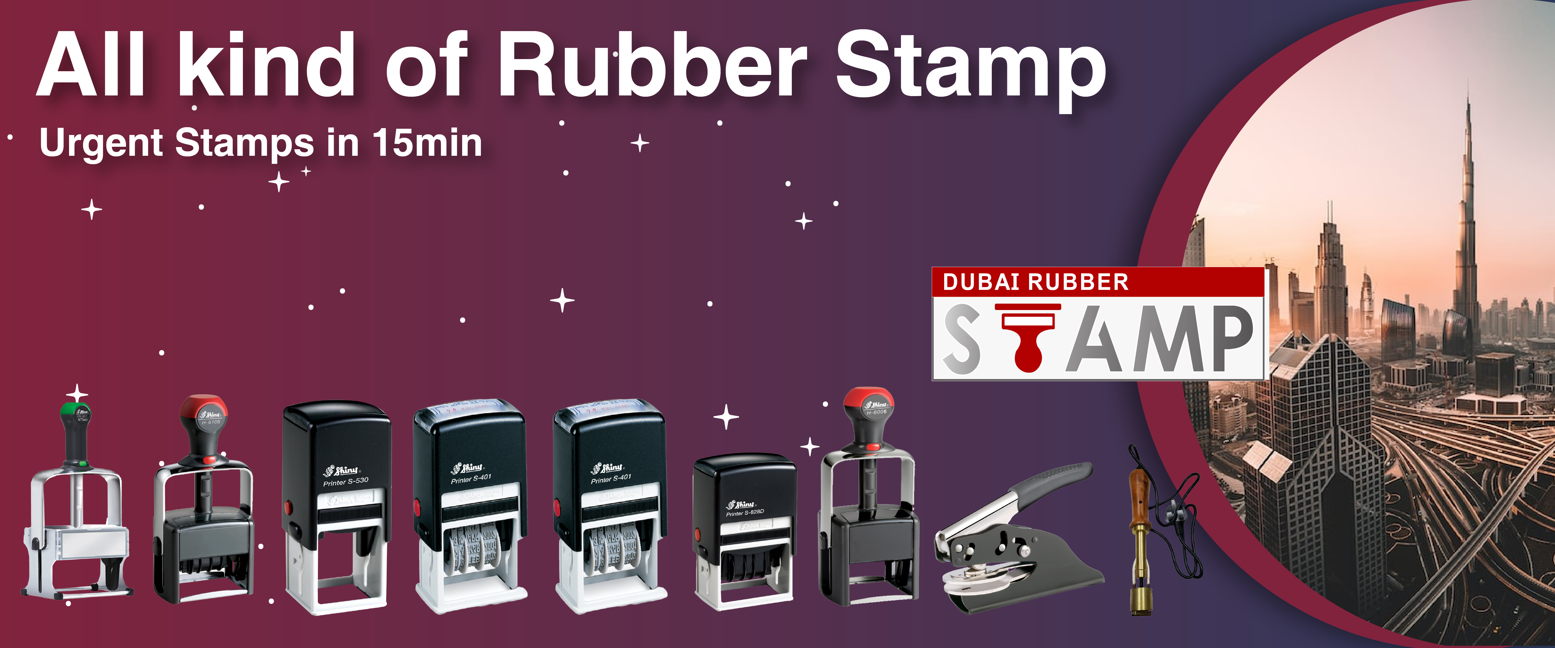 Dubai Rubber Stamp