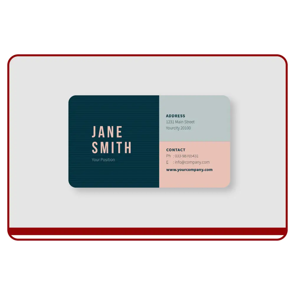 Business Card Rounded Corners
