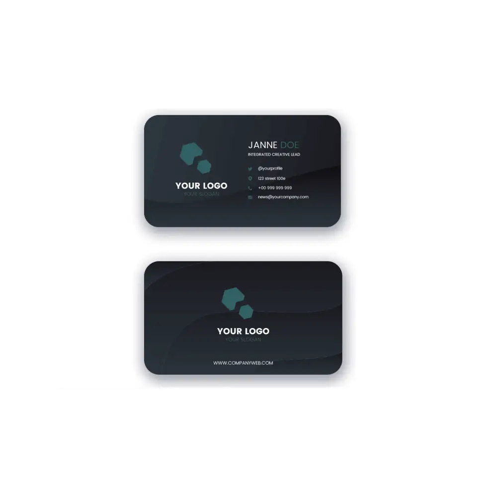 Business Card Rounded Corners