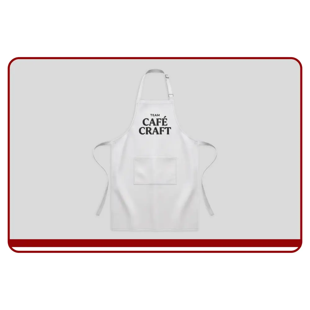 cafe apron printing