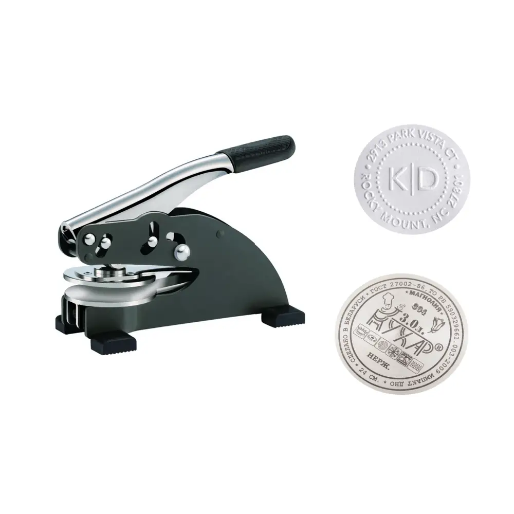 Custom Embossing Stamp Stickers