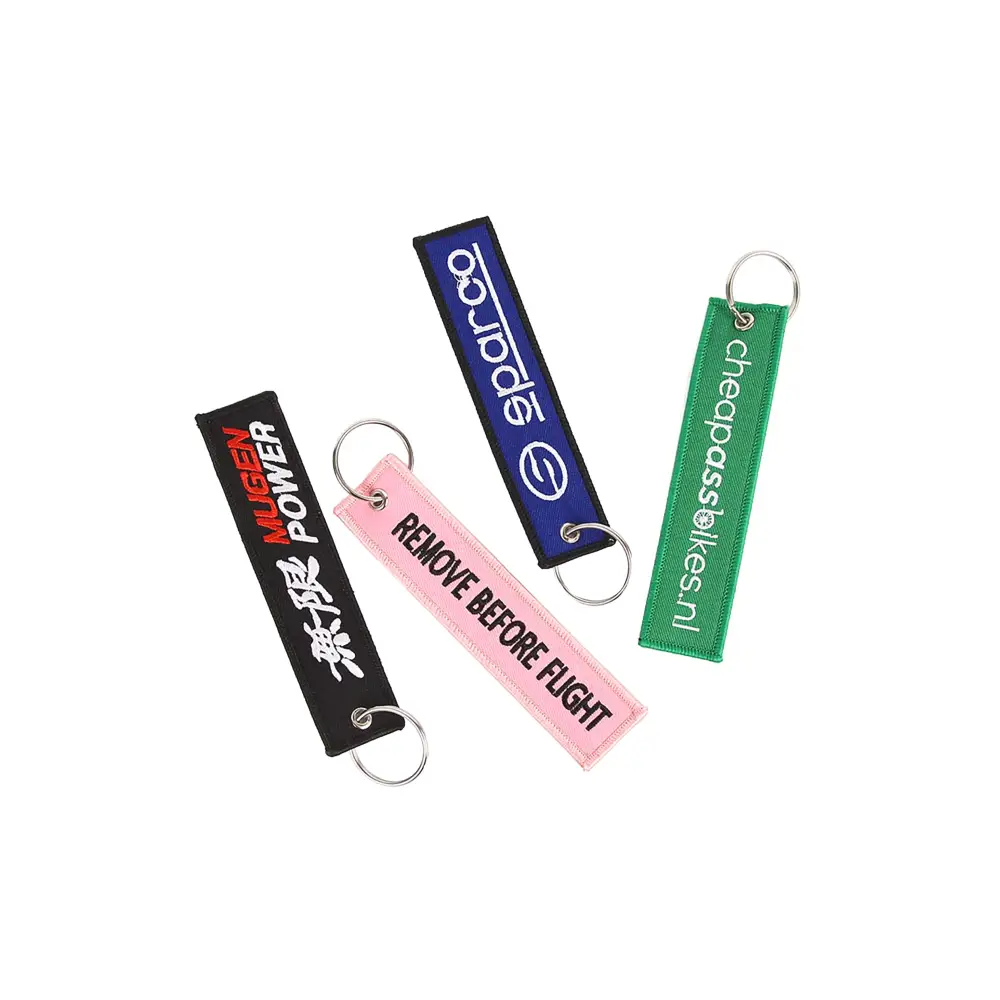 Custom Embroidered Keychains