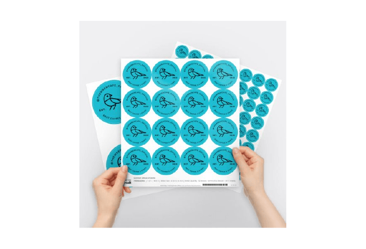 Round Paper Sticker Set