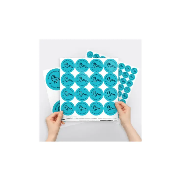 Round Paper Sticker Set