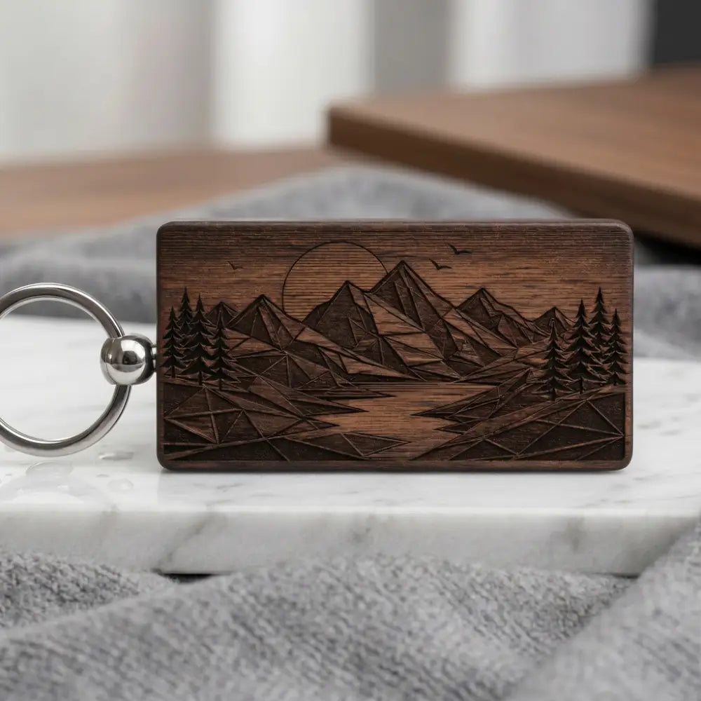 Custom Wooden Keychain