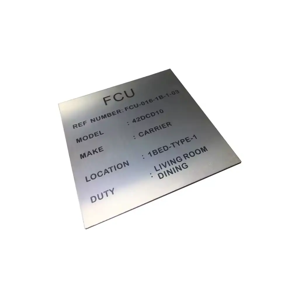 Customized Metal Name Plates