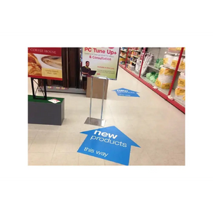 Custom Direction Floor Stickers Printing - Printing In Dubai