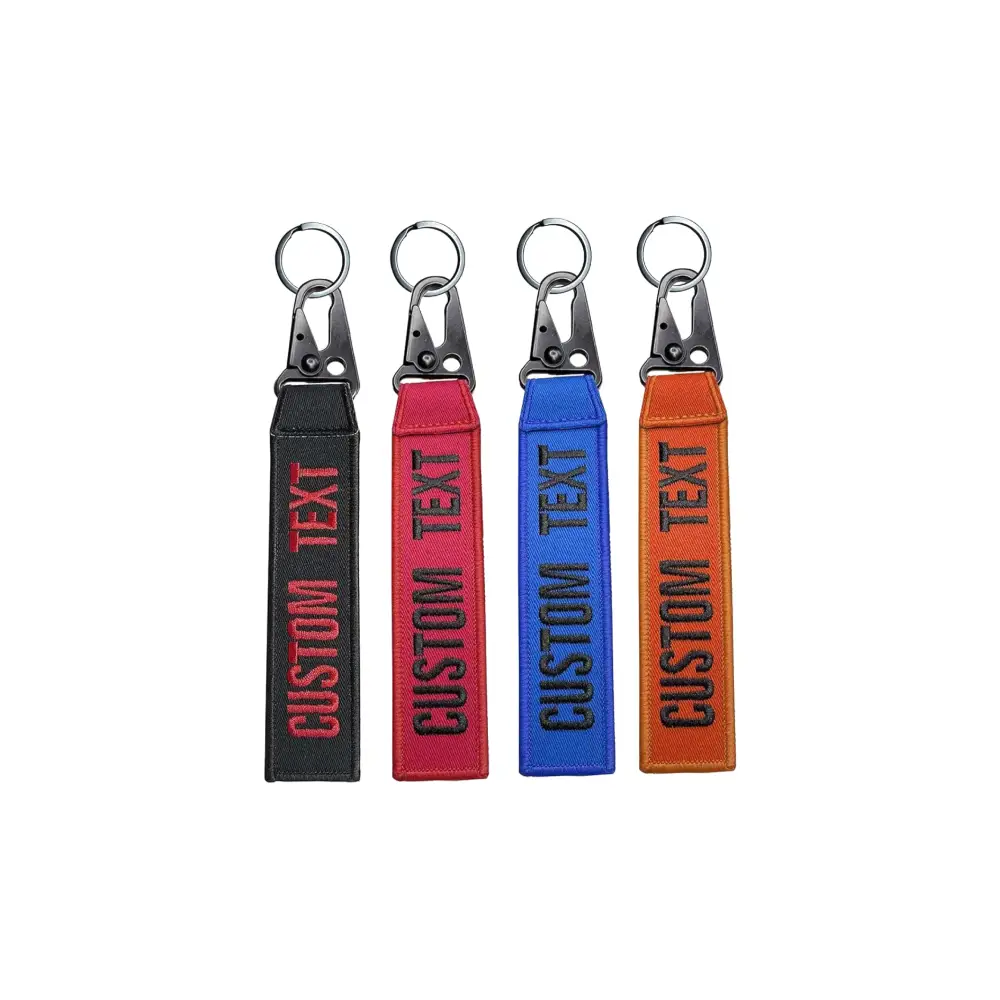 Embroidered Key Tags