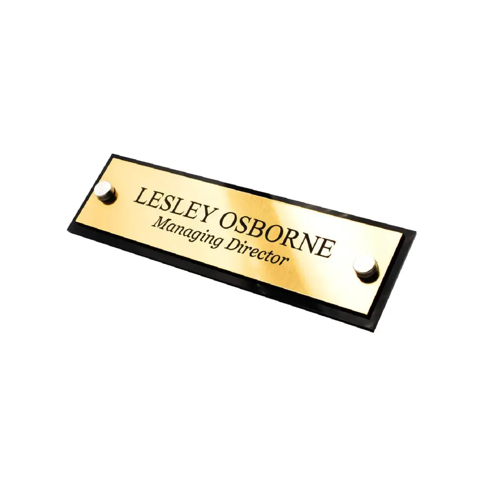 Engraved Name Plate