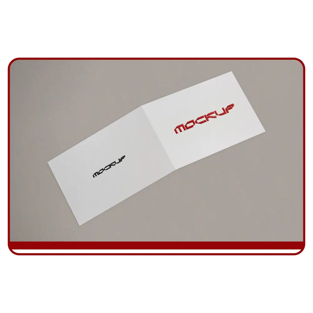 Folded Business Cards