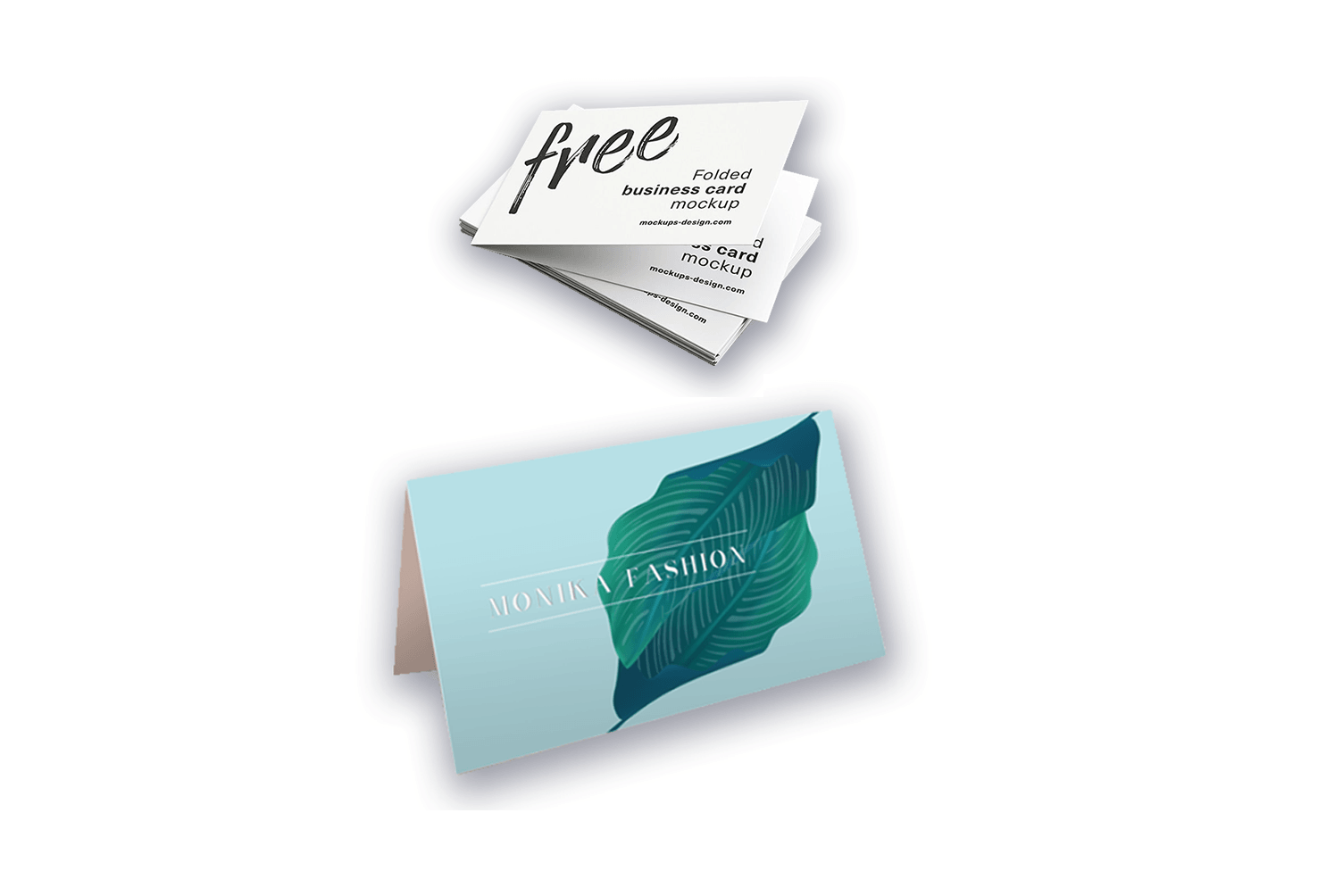 Folded Business Card