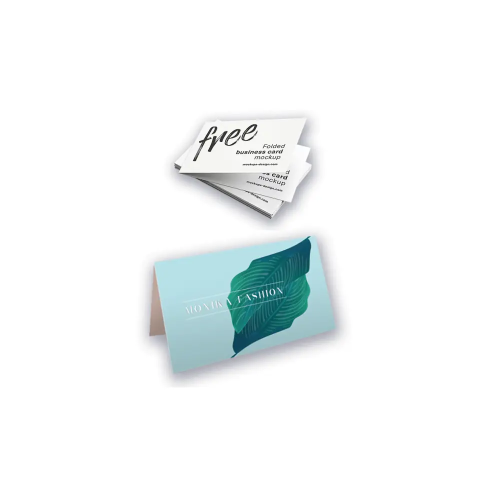 Folded Business Card