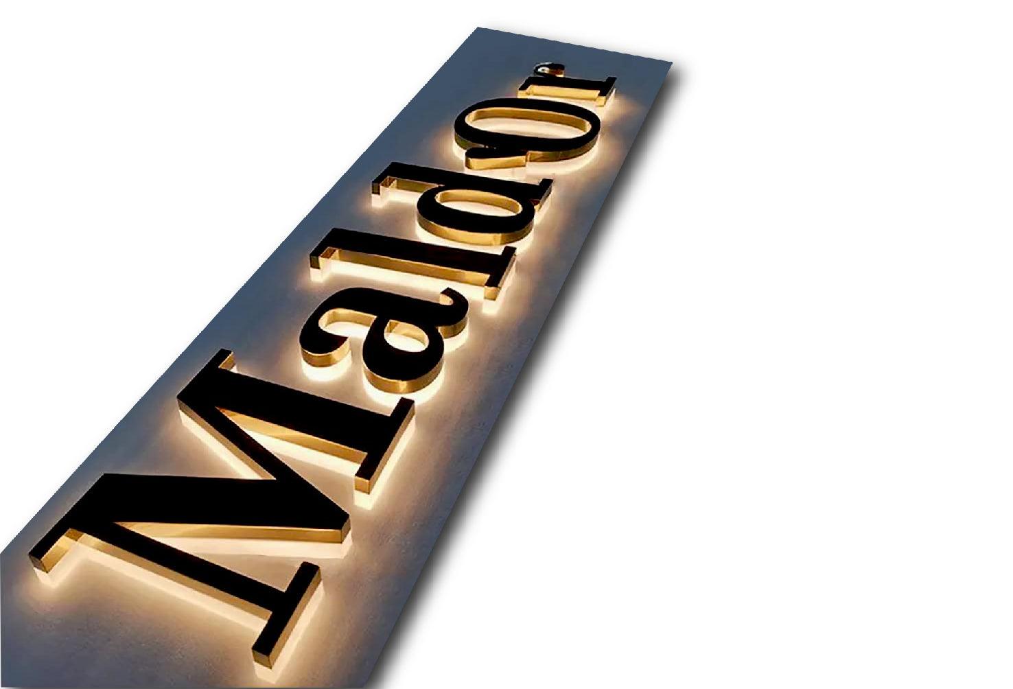 Frontlit 3D Signage