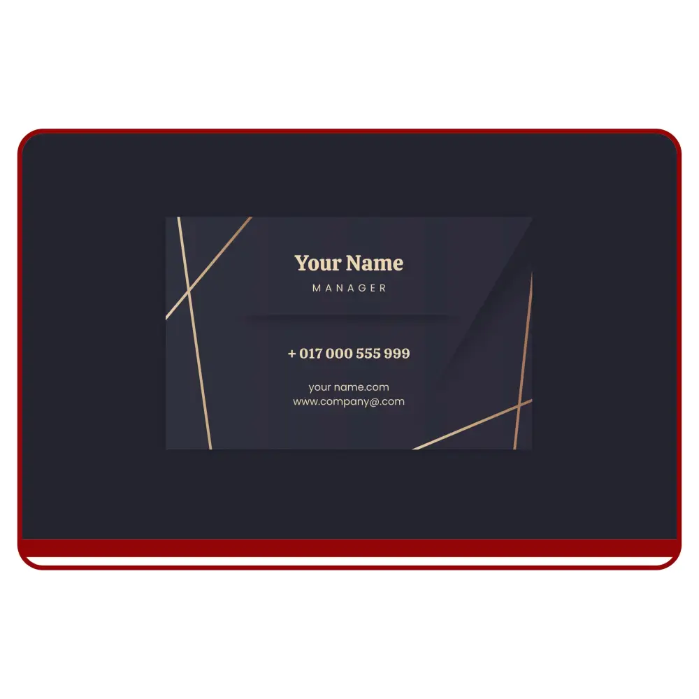 Gold Foil Business Card