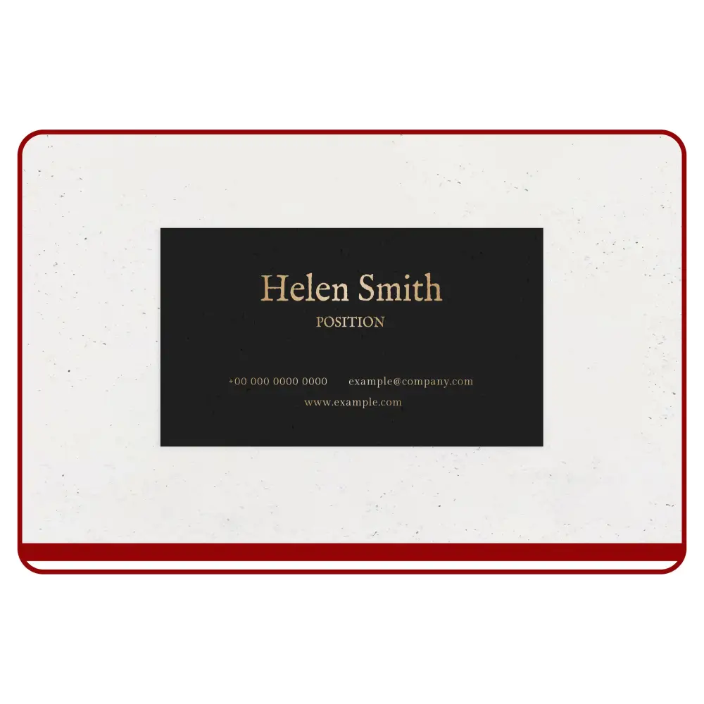 Gold Foil Business Cards