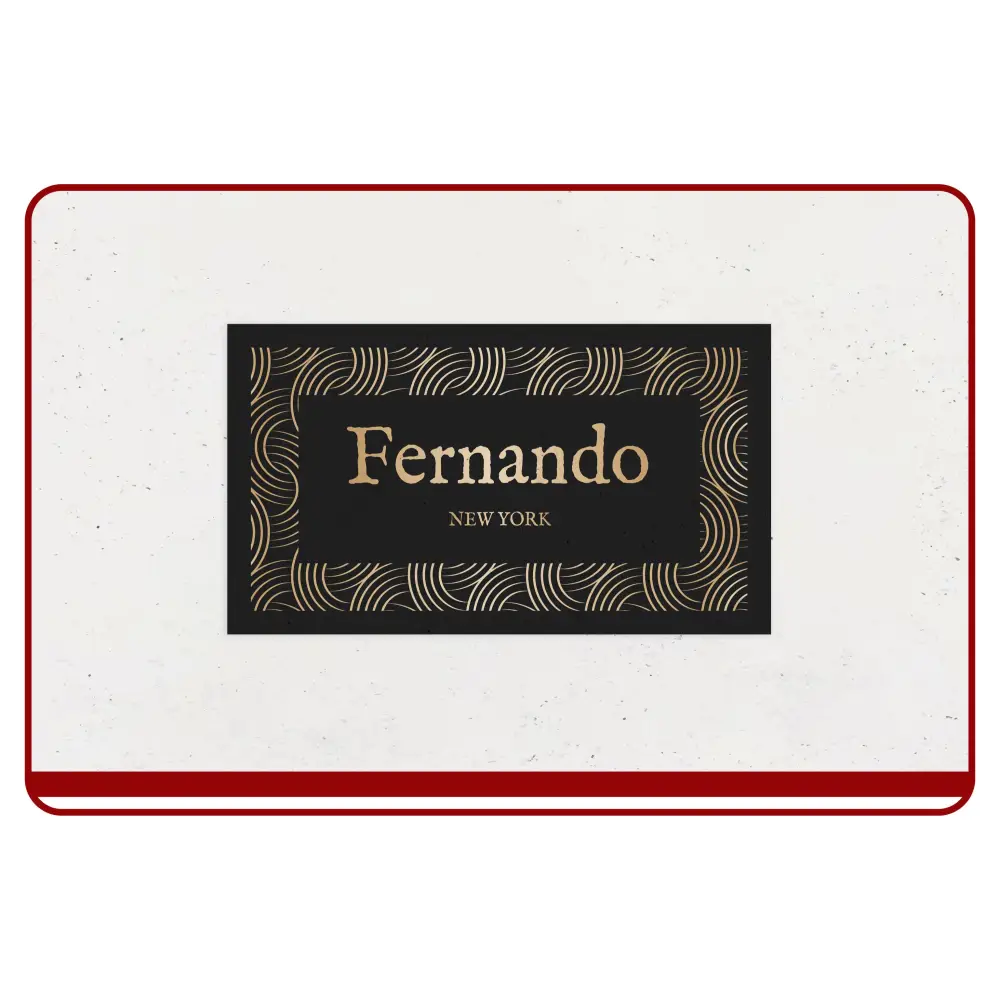 Gold Foil Business Cards