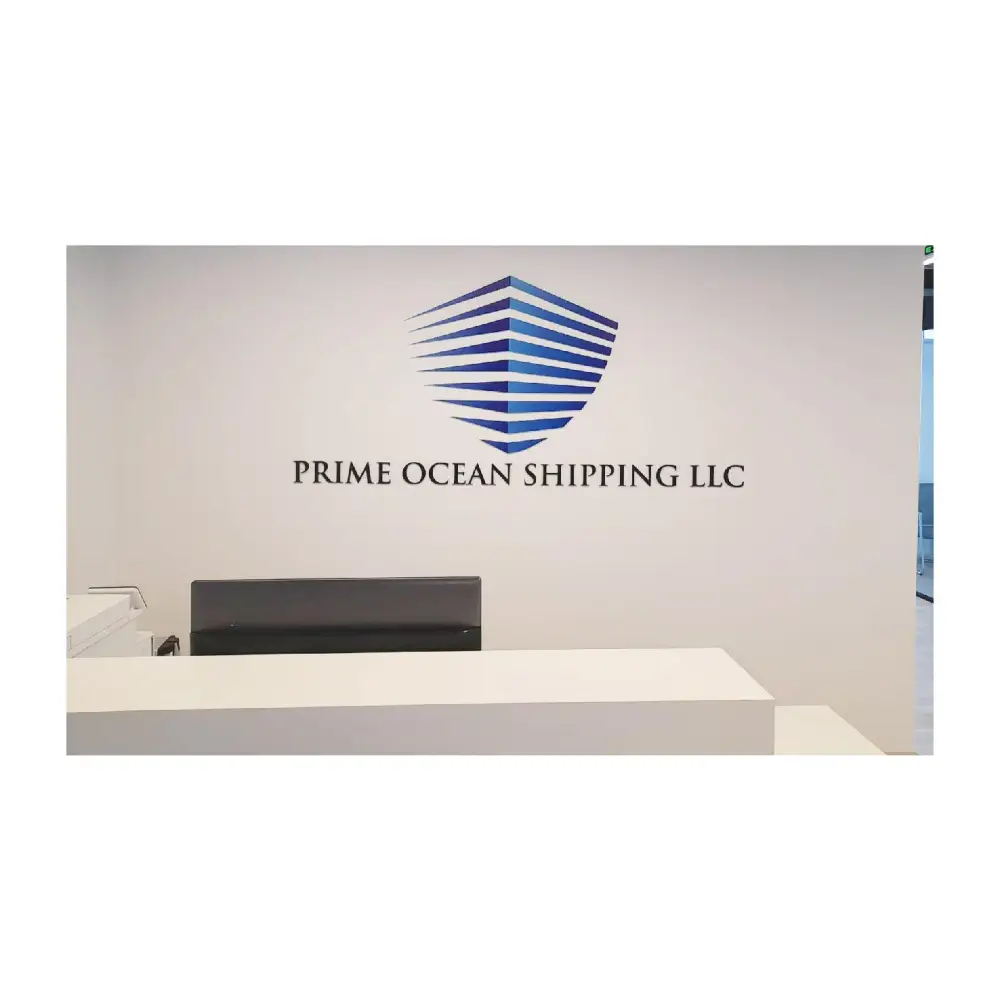 Indoor Cut Out Letter Sign Board For Office