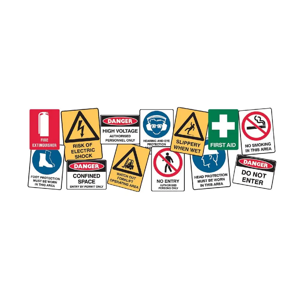 Mini Safety Signage - Dubai Rubber Stamp