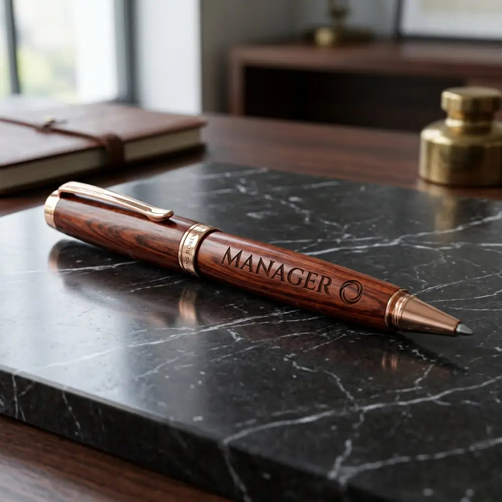 Name wooden pen engraving