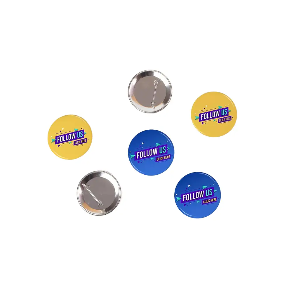 Personalized button pins