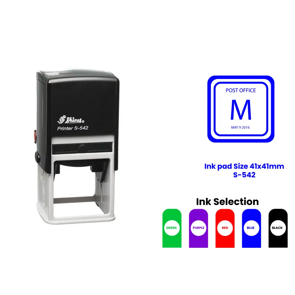 S-542 Self-Inking Rubber Stamp