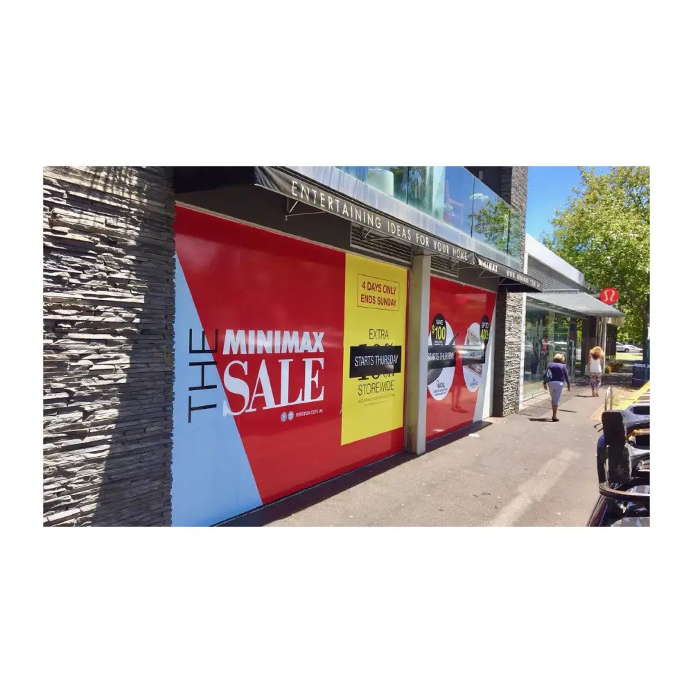 Store Window Sticker Branding